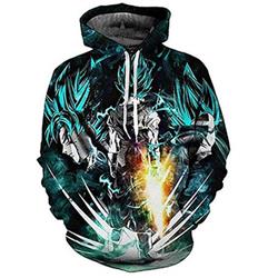 dragon ball 3d printed hoodie 2xs to 4xl