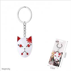 Demon Slayer Kimets Mask Keychain pendant Style c