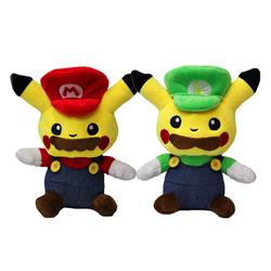 super mario pokemon anime plush doll 15cm