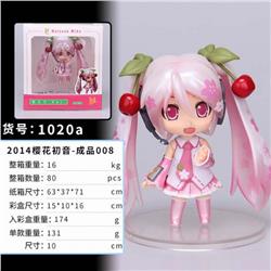 2014 Edition Hatsune Miku-008 Q version Sakura Hatsune Boxed Figure Decoration 10CM 131G a box of 80