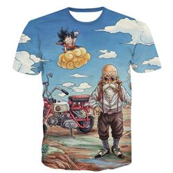 dragon ball anime 3d printed tshirt 2xs to 4xl