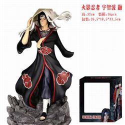 Naruto Uchiha Itachi Boxed Figure Decoration Model 32CM Color box size:26.5X18.5X33.5CM a box of 16