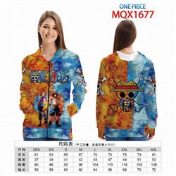 One Piece Full color zipper hooded Patch pocket Coat Hoodie 9 sizes from XXS to 4XL MQX 1677