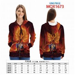One Piece Full color zipper hooded Patch pocket Coat Hoodie 9 sizes from XXS to 4XL MQX 1673