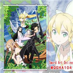 sword art online anime wallscroll 60*90cm