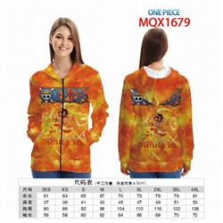 One Piece Full color zipper hooded Patch pocket Coat Hoodie 9 sizes from XXS to 4XL MQX 1679