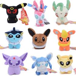 pokemon anime plush pendent 16cm price for 1 set of 9 style