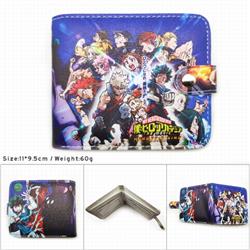My Hero Academia Full color short button wallet 11X9.5CM 60G MK-062