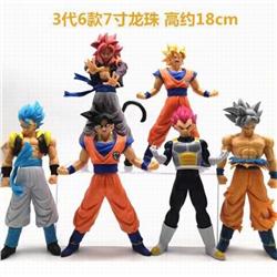 Dragon Ball a set of six Bagged Figure Decoration Model 18CM