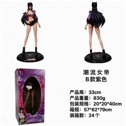 One Piece Boa Hancock Purple Boxed Figure Decoration Model 33CM 830G a box of 24
