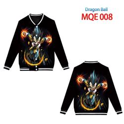 dragon ball anime 3d printed baseball hoodie xs to 4xl