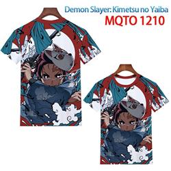 demon slayer anime 3d printed tshirt 2xs to 4xl