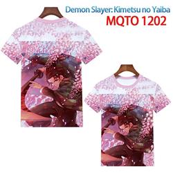 demon slayer anime 3d printed tshirt 2xs to 4xl