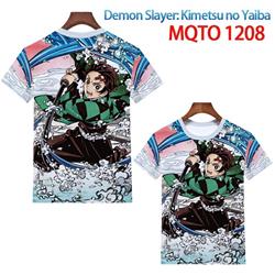 demon slayer anime 3d printed tshirt 2xs to 4xl