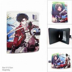 Attack on Titan Full color short button wallet 11X9.5CM SH-146
