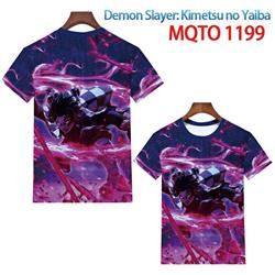 demon slayer anime 3d printed tshirt 2xs to 4xl