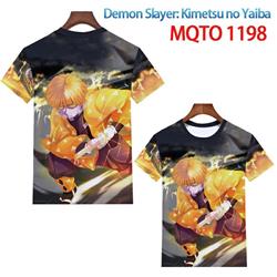 demon slayer anime 3d printed tshirt 2xs to 4xl