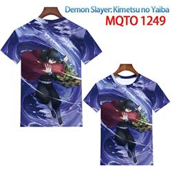 demon slayer anime 3d printed tshirt 2xs to 4xl