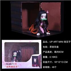 Demon Slayer Kimets Kamado Nezuko Boxed Figure Decoration Model 9CM 0.16KG Color box size:18X13X13CM