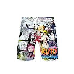 naruto anime beachshorts 2xs to 6xl