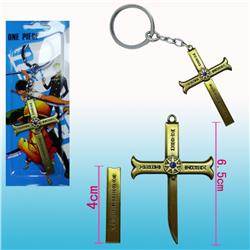 one piece anime keychain