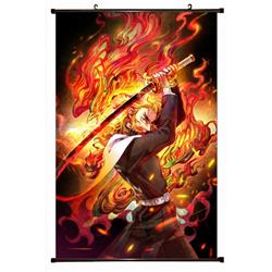 Demon Slayer Kimets Plastic pole cloth painting Wall Scroll 60X90CM preorder 3 days G4-179