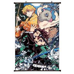 Demon Slayer Kimets Plastic pole cloth painting Wall Scroll 60X90CM preorder 3 days G4-205