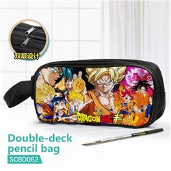 Dragon Ball Double waterproof pencil case 25X7X12CM-SCBD062