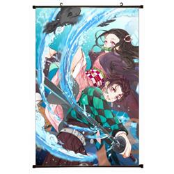 Demon Slayer Kimets Plastic pole cloth painting Wall Scroll 60X90CM preorder 3 days G4-132