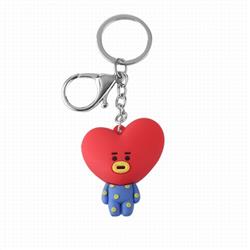 BTS Red hearts Keychain Pendant