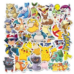 Pokemon anime waterproof stickers set(50pcs a set) price for 5 sets
