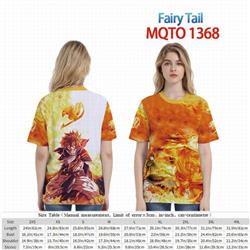Fairy Tail Full color short sleeve t-shirt 9 sizes from 2XS to 4XL MQTO-1368