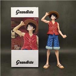 One Piece Straw hat vest Luffy Boxed Figure Decoration Model 25CM