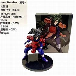 Naruto Uchiha Madara Boxed Figure Decoration Model 15CM 0.2KG a box of 100