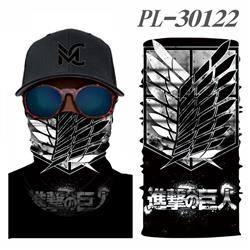 Attack on Titan anime headgear stocking mask magic scarf neck face mask