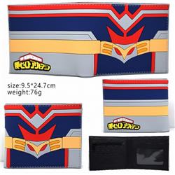 My Hero Academia Todoroki Shouto Short two-fold silicone wallet 9.5X24.7CM 76G