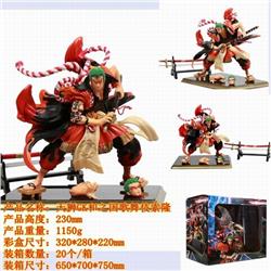 One Piece Roronoa Zoro Boxed Figure Decoration Model 23CM 1.15KG a box of 20