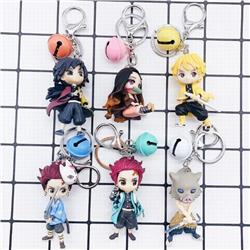 Demon Slayer Kimets Keychain pendant a set of 6