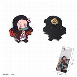 Demon Slayer Kimets Kamado Nezuko Badge brooch 16.5X6.5CM 30G