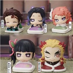 Demon Slayer Kimets a set of 5 Boxed Figure Decoration Model High about 5CM