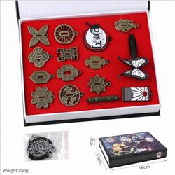 Demon Slayer Kimets boxed keychain necklace pendant ornament a set of 15