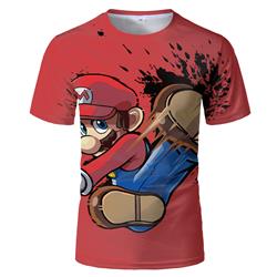super mario 3d printed tshirt 2xs to 4xl
