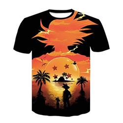 dragon ball anime 3d printed tshirt 2xs to 4xl