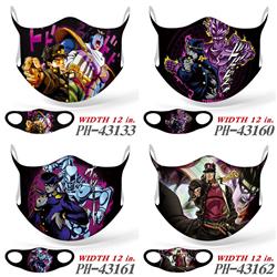 JoJo's Bizarre Adventure anime trendy mask printed wash mask