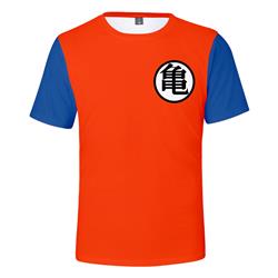 dragon ball anime 3d printed tshirt 2xs to 4xl