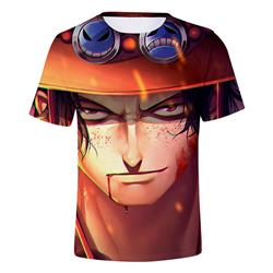 one piece anime 3d printed tshirt 2S to 4xl
