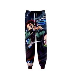 demon slayer anime 3d printed pants 2xs to 4xl