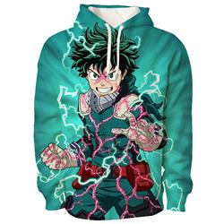 my hero academia anime hoodie