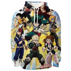 my hero academia anime hoodie