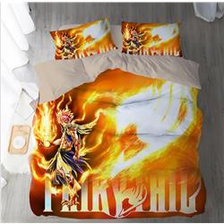 fairy tail anime bedsheet set US-FULL 203x228cm welcome custom design